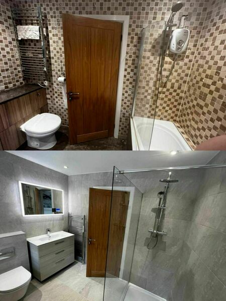 Bathroom installation completed in Basildon