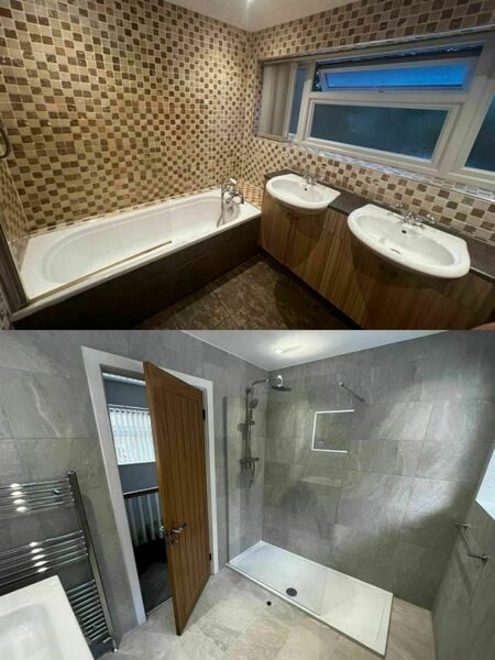 Bathroom refurbishment in Basildon